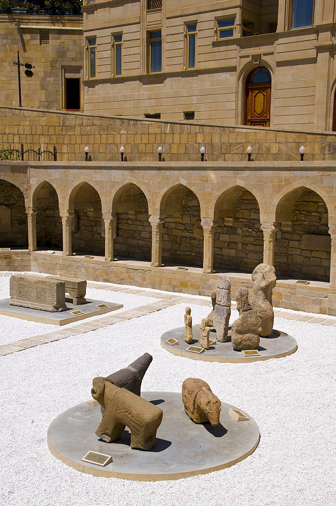 Historic caravansary near the Maiden Tower, Baku, Azerbaijan, Middle East