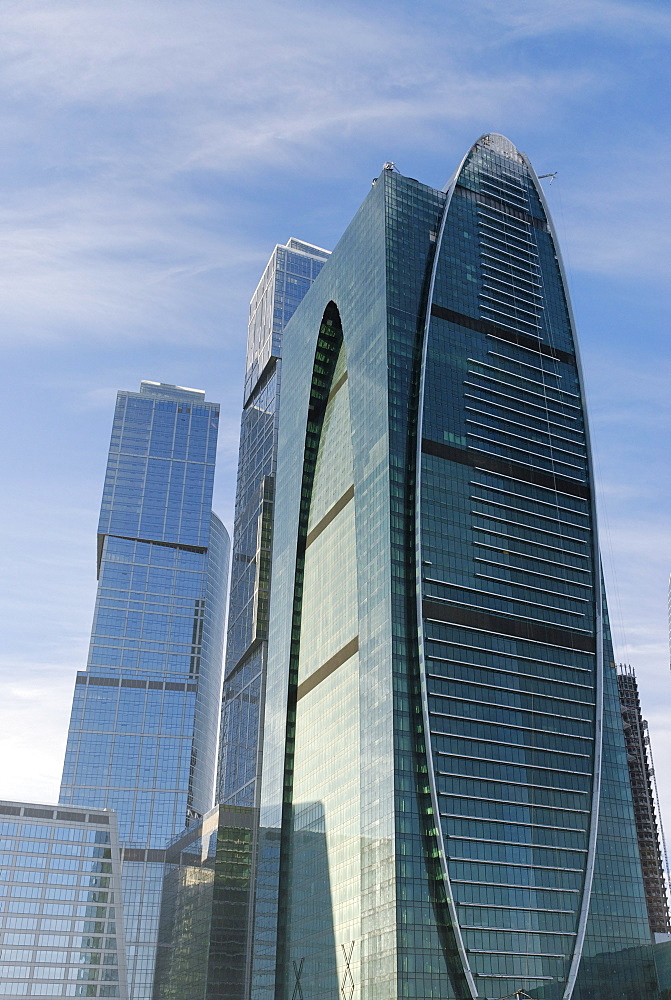 Skyscrapers of the Federation Complex, Moscow, Russia