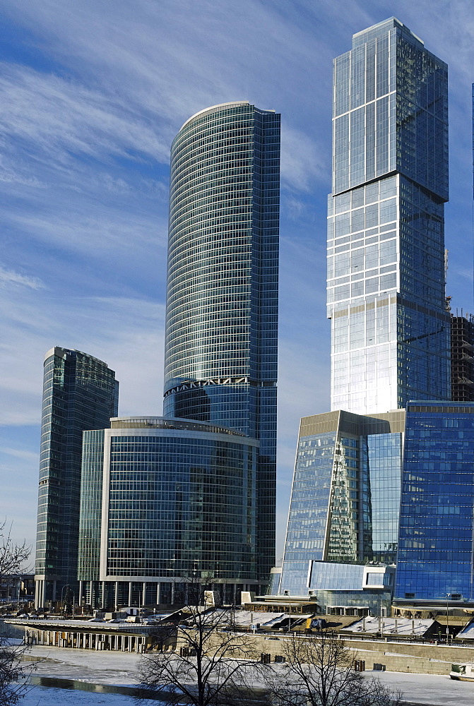 Skyscrapers of the Federation Complex, Moscow, Russia