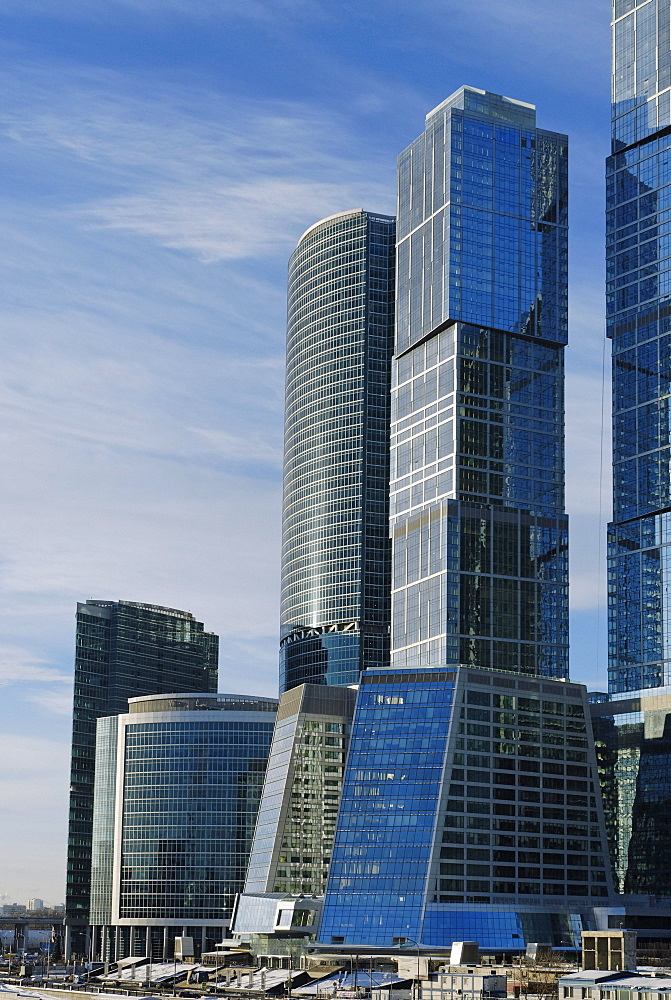 Skyscrapers of the Federation Complex, Moscow, Russia