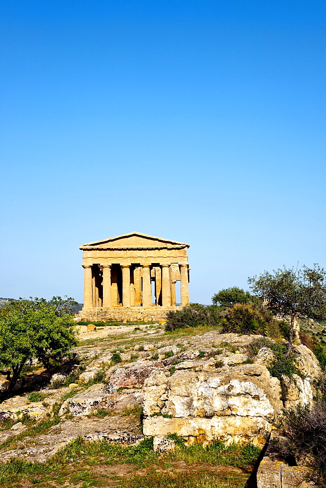 Concordia Temple, Valley of the Temples, Agrigento, Sicily, Italy, Europe