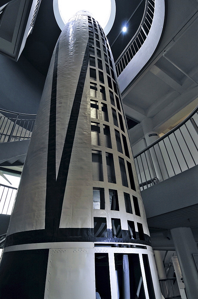 V-2 rocket, Deutsches Museum German museum, Munich, Bavaria, Germany, Europe