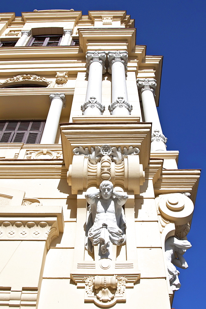 Facade of the town hall of Malaga, Ayuntamiento de Malaga town hall, Malaga, Andalusia, Spain, Europe