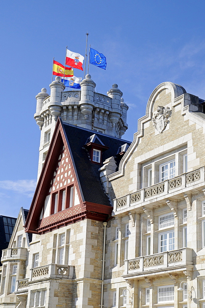 Palacio Real de la Magdalena, Royal Palace, university buildings, Universidad Internacional Menendez Pelayo, Santander, Cantabria, Spain, Europe