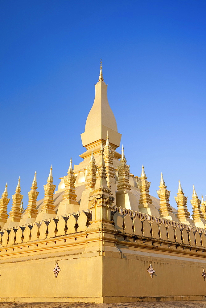 Stupa Pha That Luang, Pha Tat Luang, Vientiane, Laos, Southeast Asia