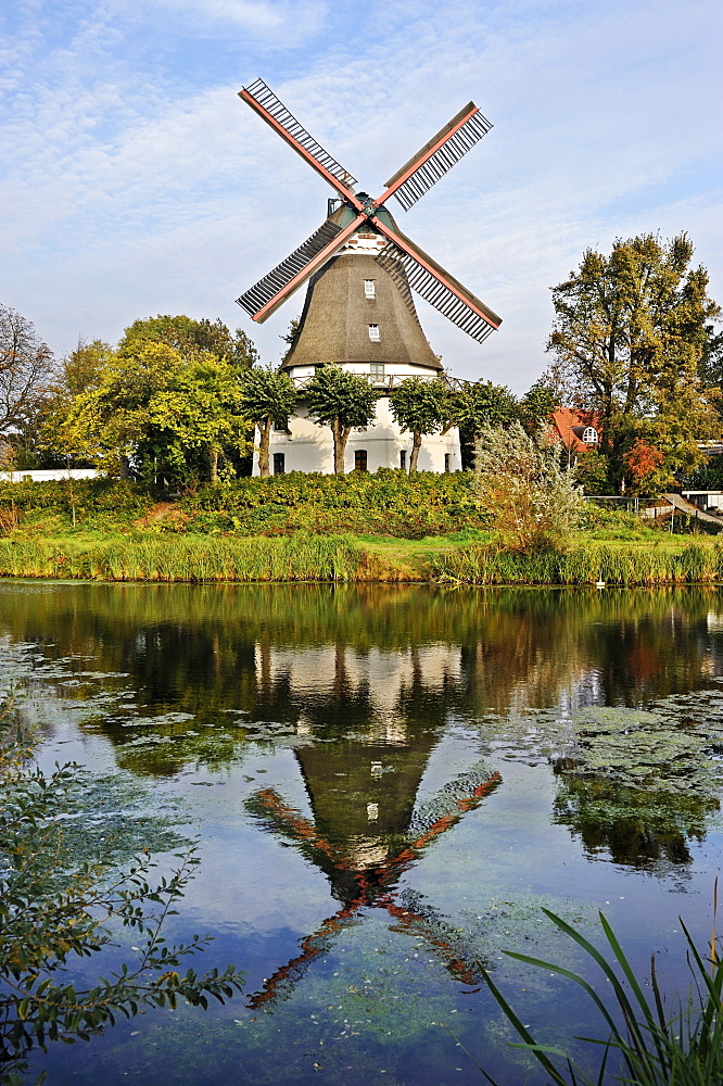 Johanna windmill in Wilhelmsburg, Hamburg, Germany, Europe