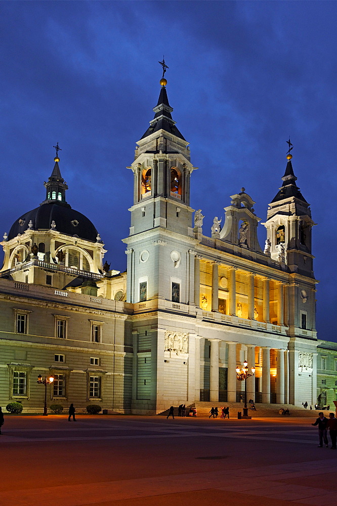 Santa Maria la Real de La Almudena Cathedral, Madrid, Spain, Europe