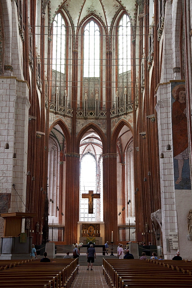 St. Mary's Church, Hanseatic City of Luebeck, Schleswig-Holstein, Germany, Europe