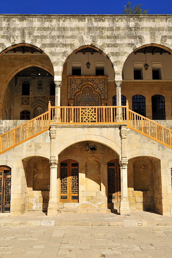 Historic Beit ed-Dine, Beiteddine Palace of Emir Bashir, Chouf, Lebanon, Middle East, West Asia