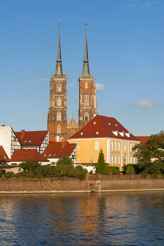 Wroc&aw Cathedral of St. John the Baptist, Archikatedra &w. Jana Chrzciciela, Wroclaw, Lower Silesia, Poland, Europe