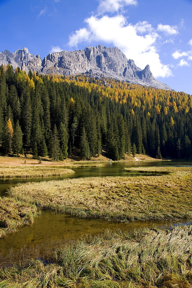 Lake Autorno, Tre Cime di Lavaredo, Dolomites, Province of Bolzano-Bozen, Italy, Europe