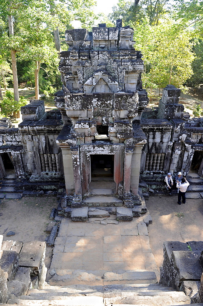 Gopuram of the temple of Ta Keo, Angkor, UNESCO World Heritage Site, Siem Reap, Cambodia, Southeast Asia, Asia