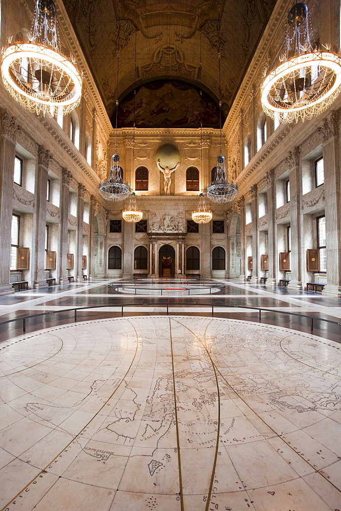 Koninklijk Paleis, citizens hall, Amsterdam, Holland, Netherlands, Europe