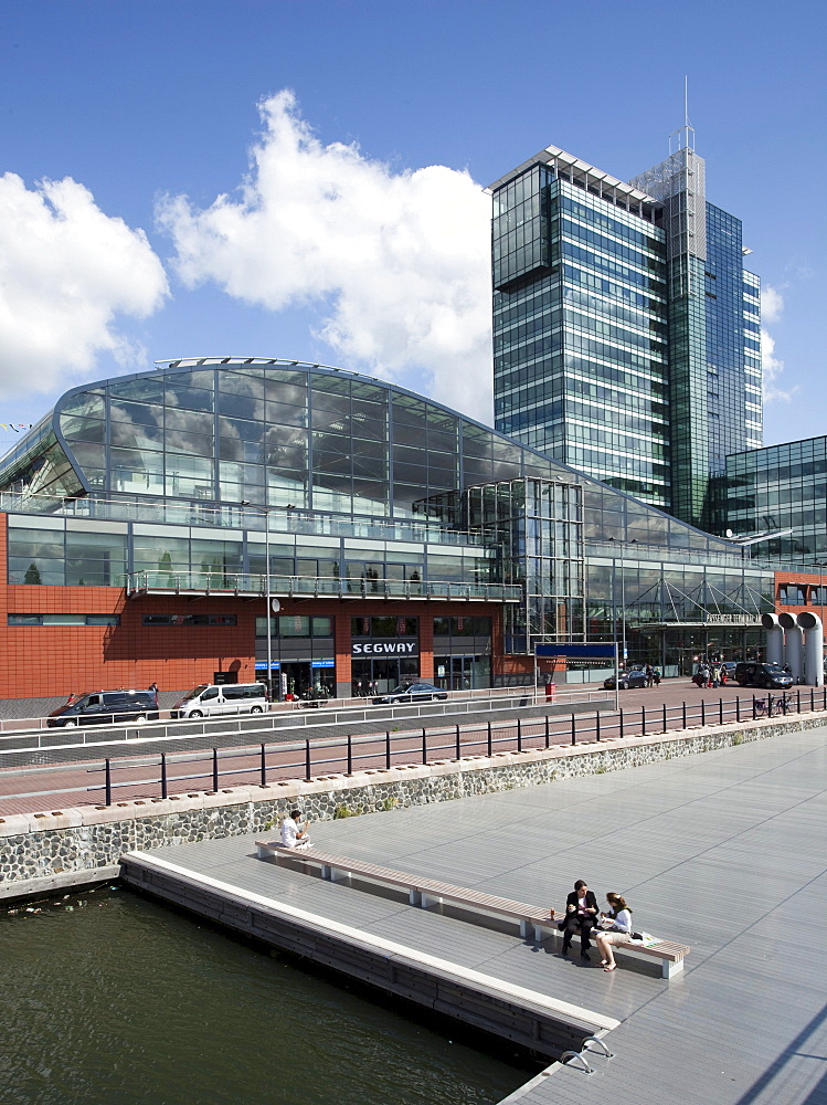 Newly built cruise terminal, Amsterdam, Holland region, Netherlands, Europe