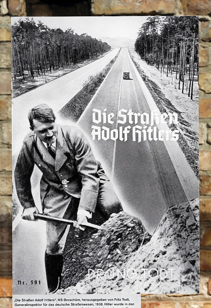 The streets of Adolf Hitler, Nazi pamphlet, Topography of Terror, Berlin, Germany, Europe