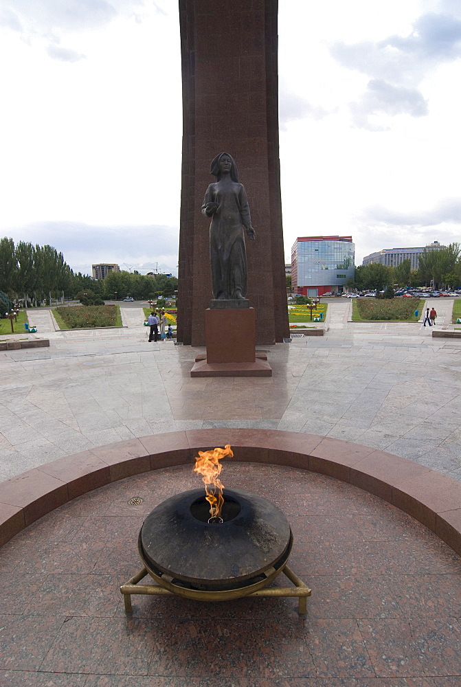 Victory square, Bishkek, Kyrgyzstan, Central Asia