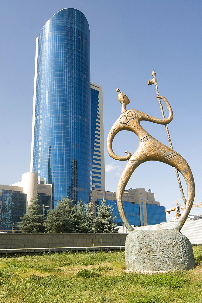 Modern office buildings, Astana, Kazakhstan, Central Asia