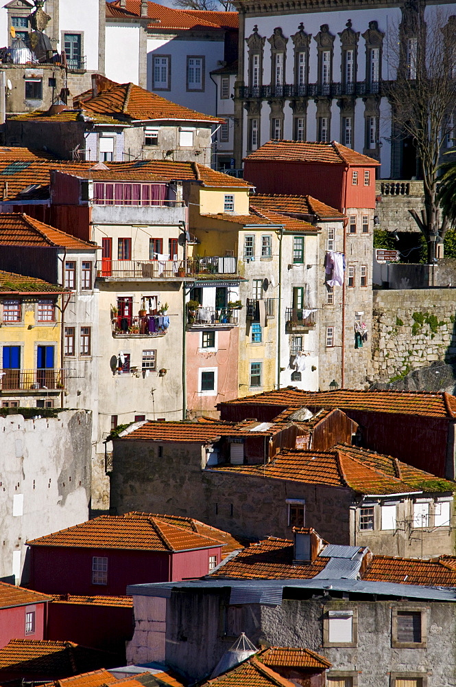 View of the old town of Porto, Portugal, Europe