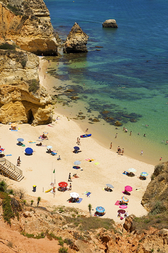 Praia do Camilo, beach near Lagos, Algarve, Portugal, Europe