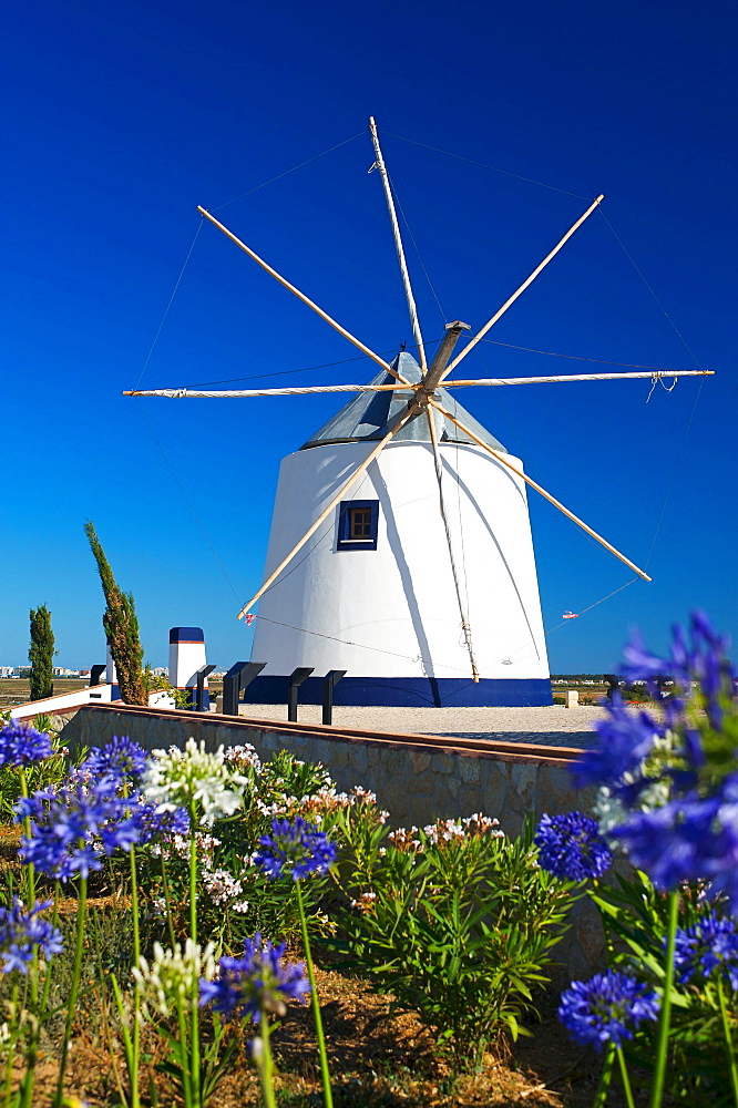 Windmill in Castro Marim, Algarve, Portugal, Europe