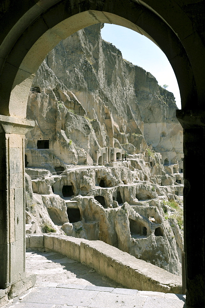 Monastery of the Caves, Vanis Kvabebi, Mtkvari River Valley, Georgia, Western Asia