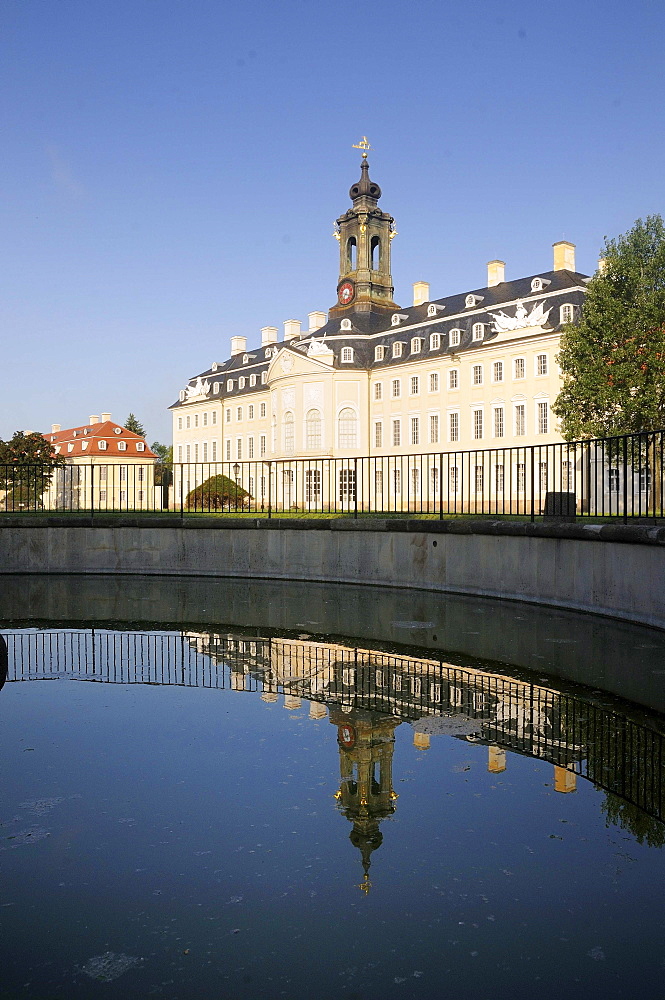 Hubertusburg palace, Wermsdorf, Landkreis Nordsachsen district, Saxony, Germany, Europe