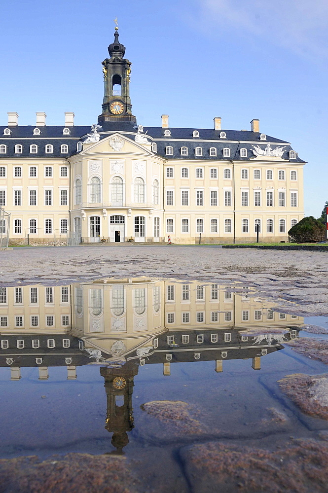 Hubertusburg palace, Wermsdorf, Landkreis Nordsachsen district, Saxony, Germany, Europe