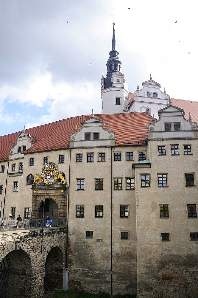 Schloss Hartenfels castle, Torgau, Landkreis Nordsachsen county, Saxony, Germany, Europe