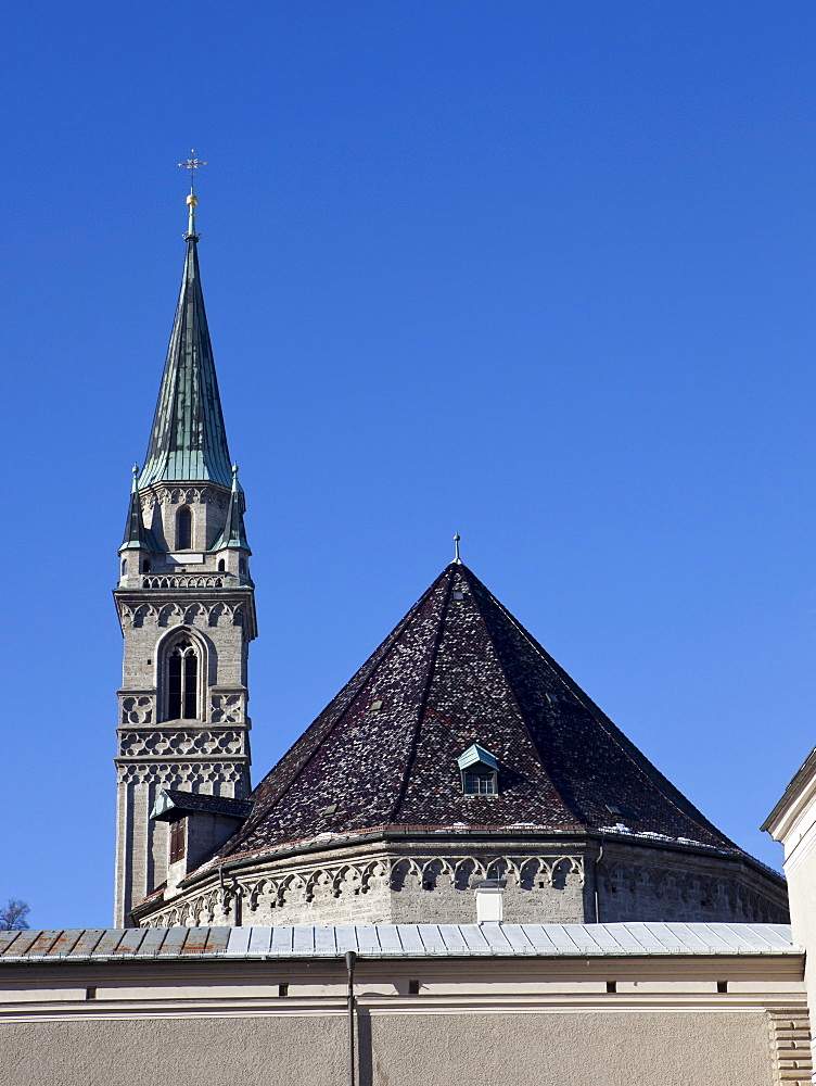 Franciscan church, old town, Salzburg, Austria, Europe