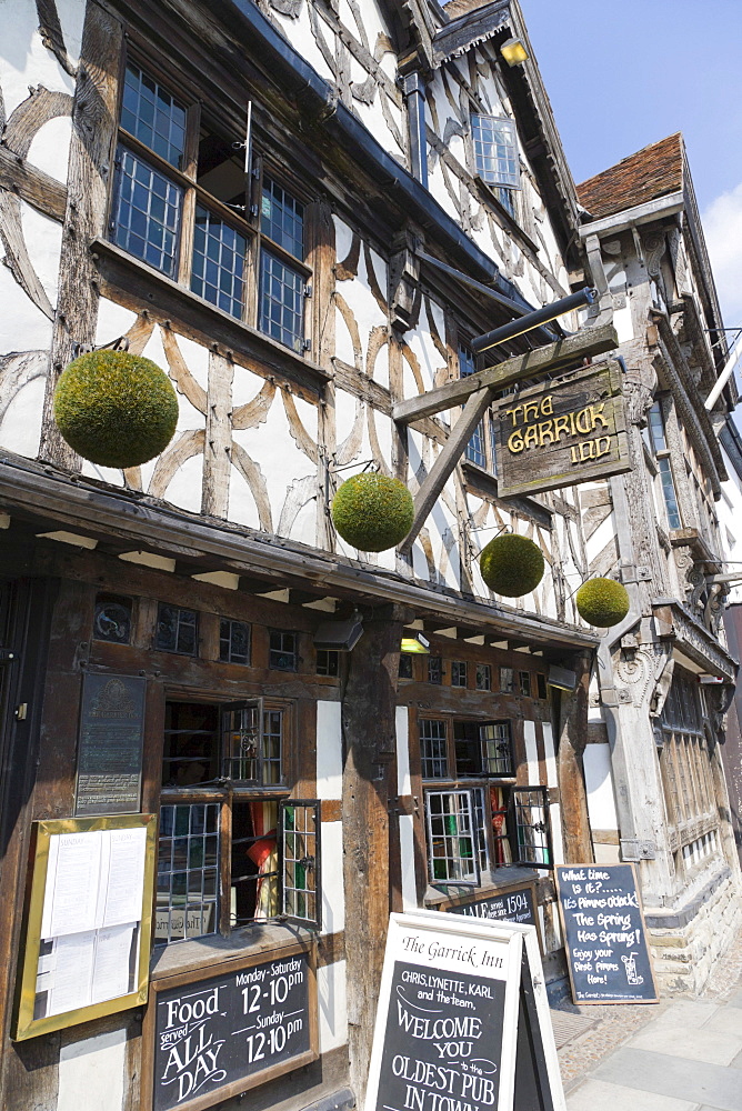 The Garrick Inn, High Street, Stratford-upon-Avon, Warwickshire, England, United Kingdom, Europe