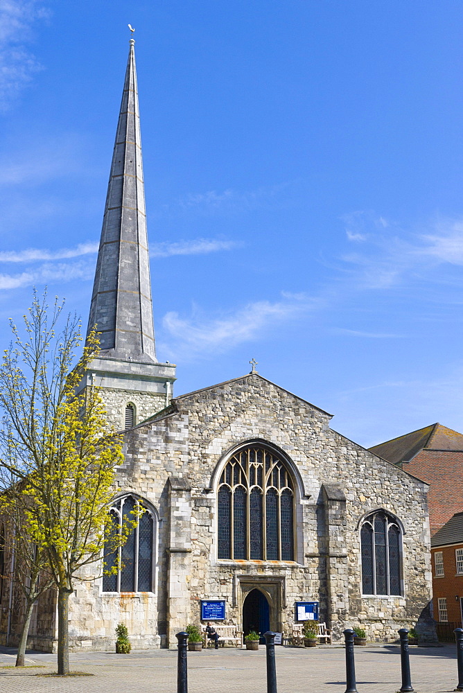 St Michael the Archangel Church, St Michaels Square, Old Town, Southampton, Hampshire, England, United Kingdom, Europe