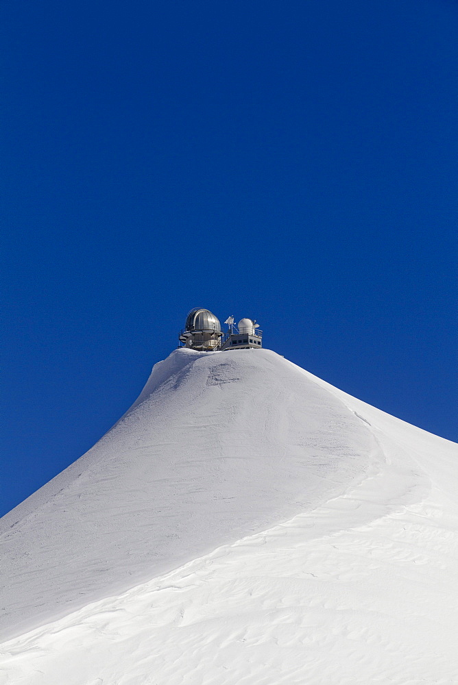 Sphinx Mountain Station, Jungfraujoch, Bernese Oberland, Canton of Bern, Switzerland, Europe
