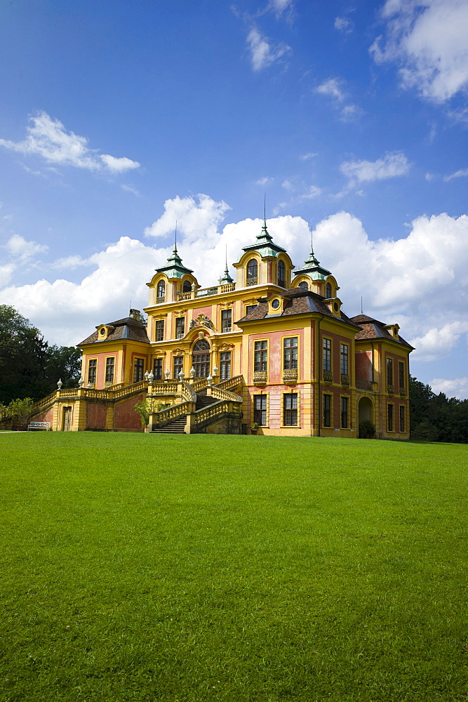 Schloss Favorite, Baroque pleasure palace and hunting lodge, Favorite Park, Ludwigsburg, Baden-Wuerttemberg, Germany, Europe