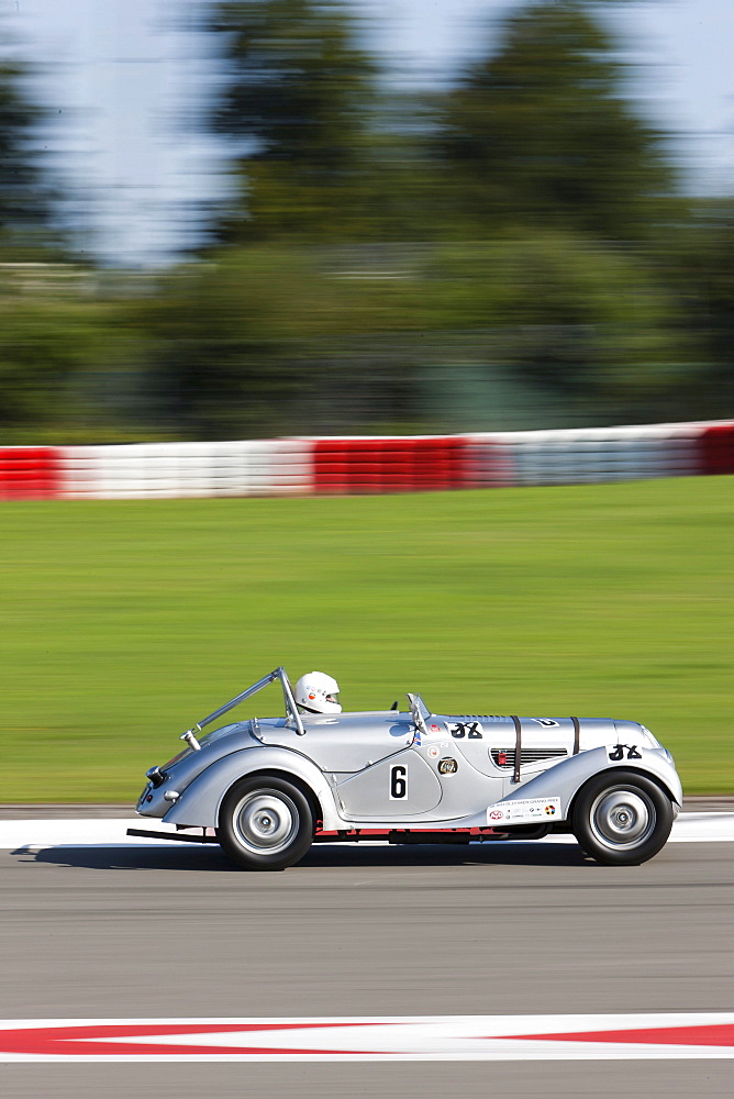 Race of pre-war racing cars at the Oldtimer Grand Prix 2010 on the Nurburgring race track, Rhineland-Palatinate, Germany, Europe