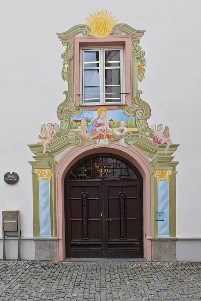 Convent of the Franciscan Sisters, Maria-Ward-Institut, Guenzburg, Donauried, Swabia, Bavaria, Germany, Europe