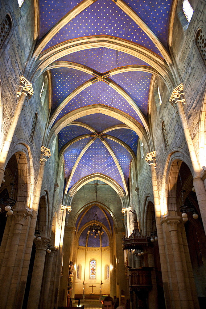 The Collegiate Church La Collegiale of Neuchatel, Canton Neuchatel, Switzerland, Europe