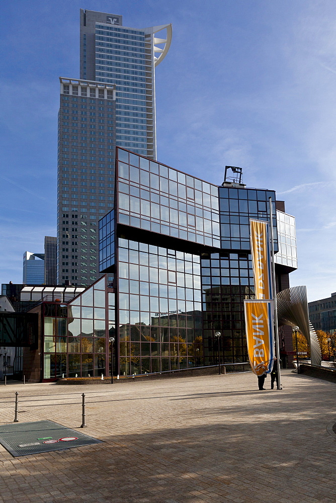 Westendstrasse 1 or Westendtower, Westend Tower, headquarters of the DZ Bank, Frankfurt, Hesse Germany, Europe