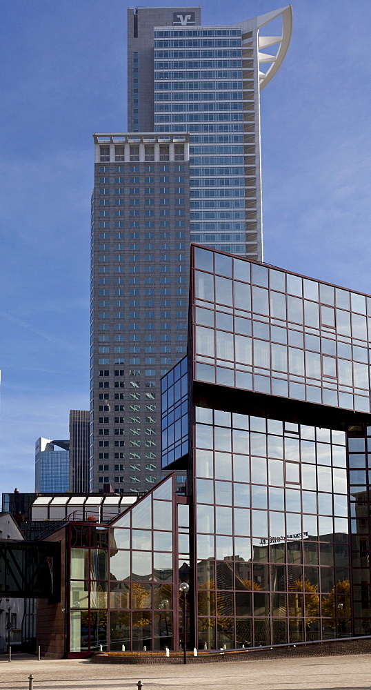 Westendstrasse 1 or Westendtower, Westend Tower, headquarters of the DZ Bank, Frankfurt, Hesse Germany, Europe