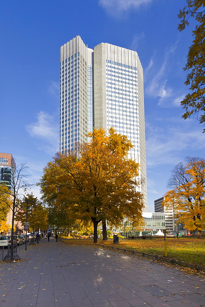 ECB, European Central Bank, autumn, Frankfurt am Main, Hesse, Germany, Europe