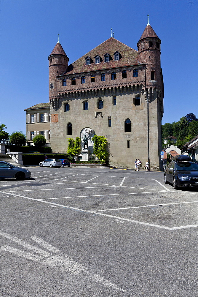 Chateau Saint-Maire, Lausanne, canton of Vaud, Lake Geneva, Switzerland, Europe