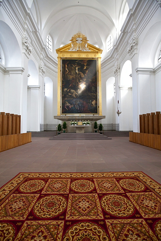 Collegiate Haug, Church of St. John, Wuerzburg, Bavaria, Germany, Europe