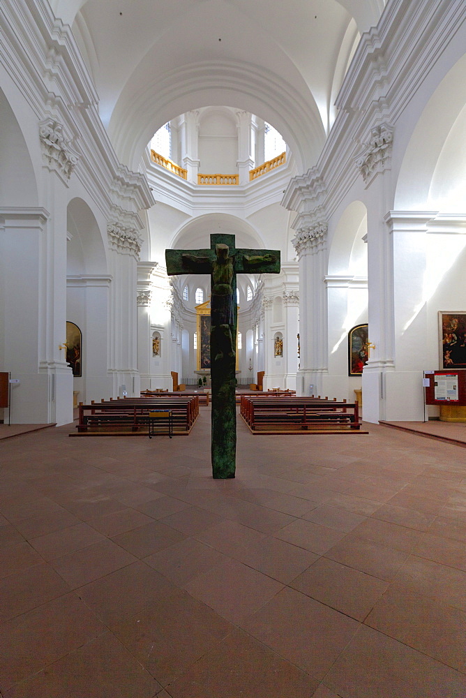 Collegiate Haug, Church of St. John, Wuerzburg, Bavaria, Germany, Europe