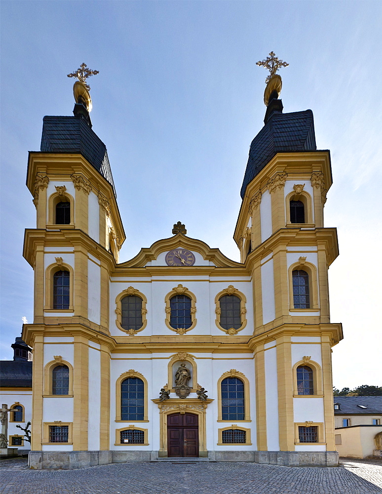 Mariae Heimsuchung pilgrimage church, nicknamed Kaeppele, Wuerzburg, Bavaria, Germany, Europe