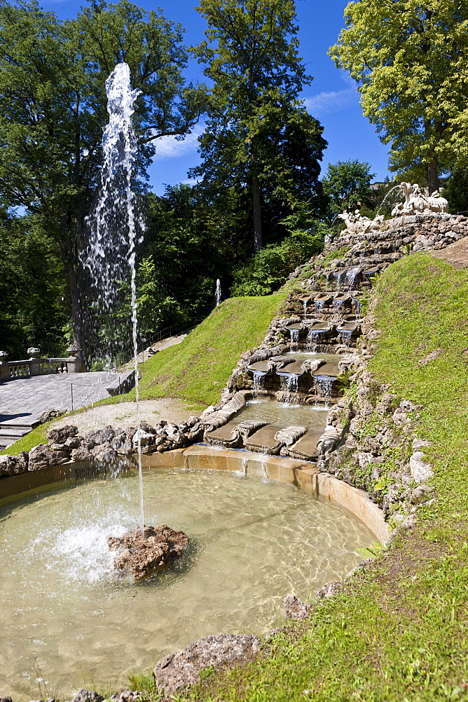 Schloss Fantaisie palace gardens, Bayreuth, Upper Franconia, Bavaria, Germany, Europe