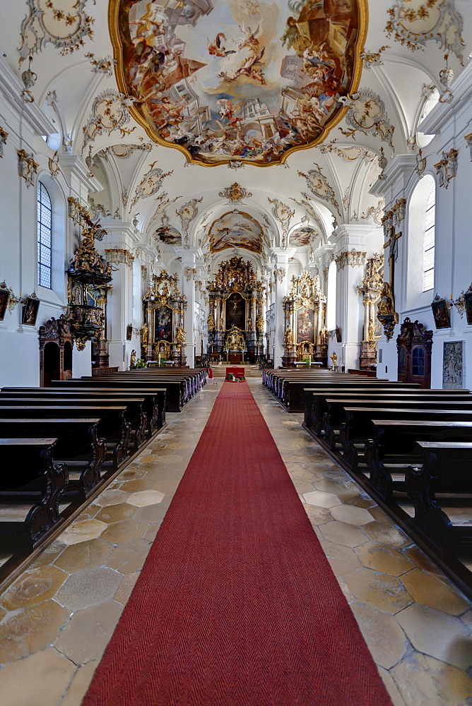 The Kloster Bergen monastery, a former Benedictine monastery, Bergen, Neuburg an der Donau, Diocese of Eichstaett, Bavaria, Germany, Europe