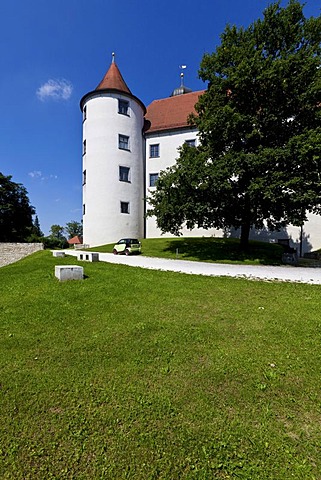 Schloss Hoechstaedt Palace in Hoechstaedt on the Danube, Dillingen, Swabia District, Bavaria, Germany, Europe