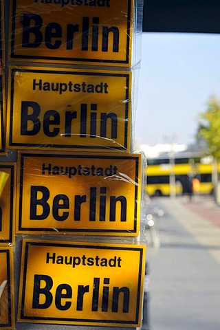 Hauptstadt Berlin stickers, Berlin, Germany, Europe