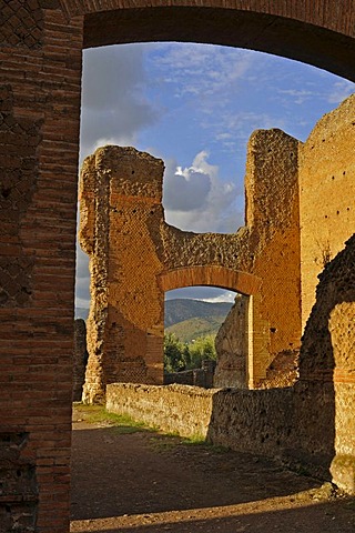 Villa Adriana or Hadrian's Villa, Tivoli, Lazio, Italy, Europe