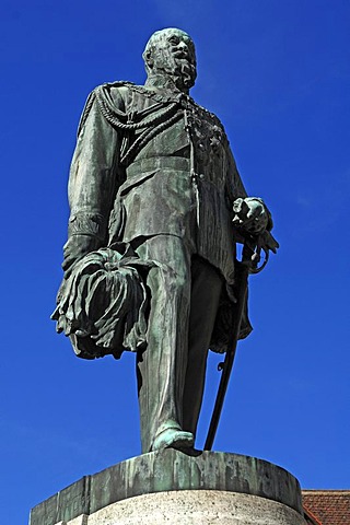 Monument to Prince Regent Luitpold of Bavaria, 1911, Kammereckerplatz, Heilsbronn, Middle Franconia, Bavaria, Germany, Europe