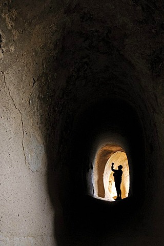 Cave church in Selime, Ihlarara Valley, Cappadocia, Turkey, Western Asia